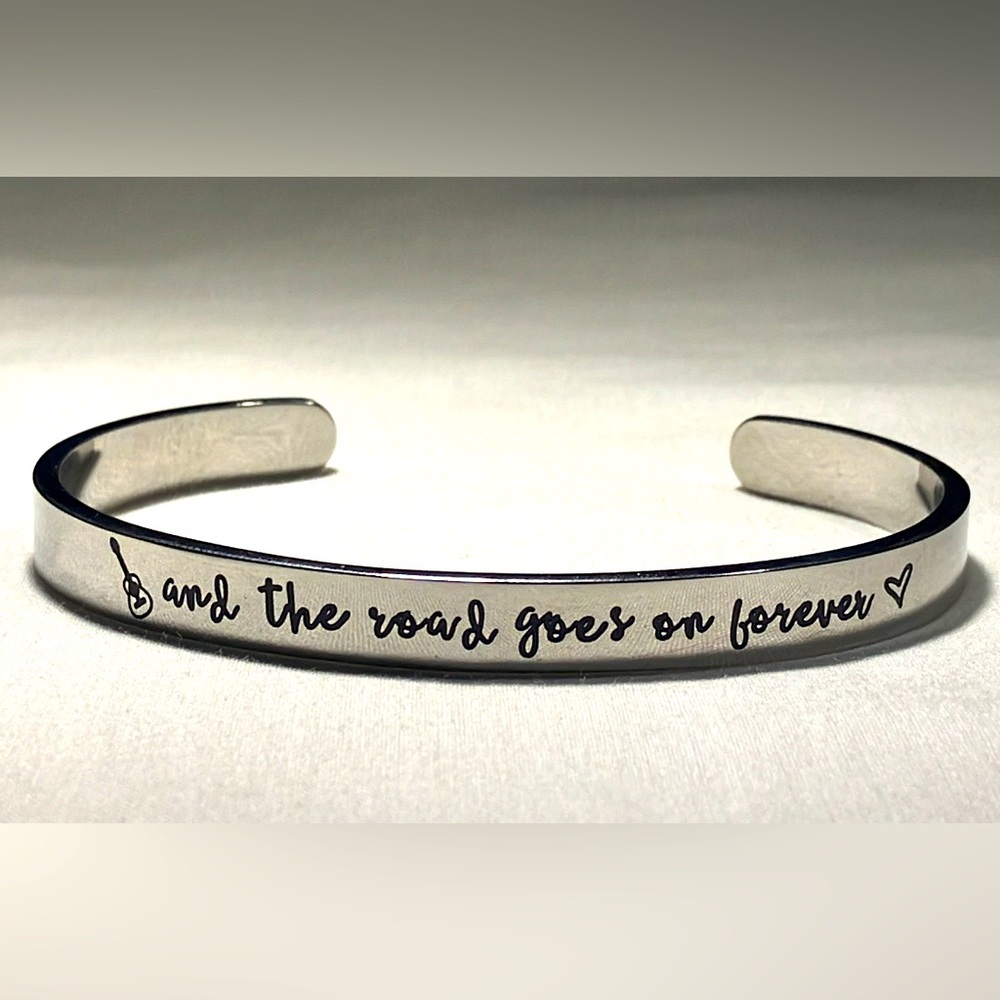 Stainless steel Gregg Allman memorial bracelet